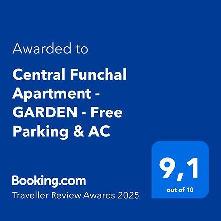 Central Funchal Apartment - Garden - Free Parking & Ac Extérieur photo